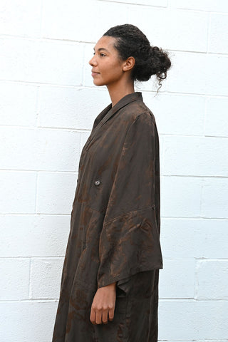Brown Kimono Coat