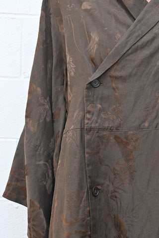 Brown Kimono Coat