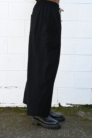Wide Easy Pants in Black
