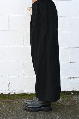 Wide Easy Pants in Black