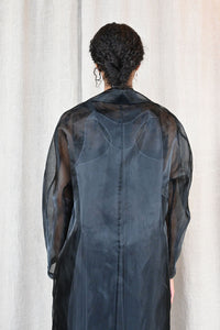 Sheer Lace Dress Coat