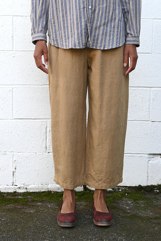 Beige Cotton Pants