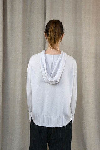 Cashmere Hoodie in Pale Mauve