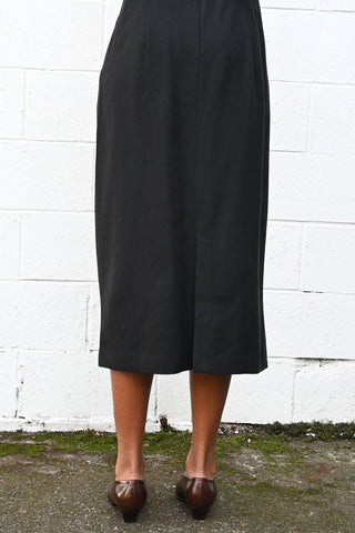 Straight Skirt in Black