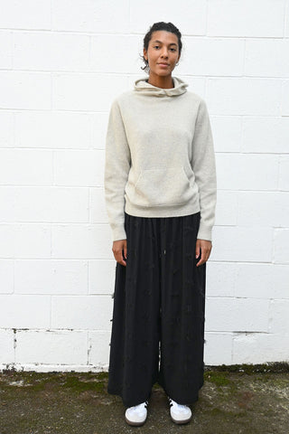 Crushed Floral Pleated Trousers