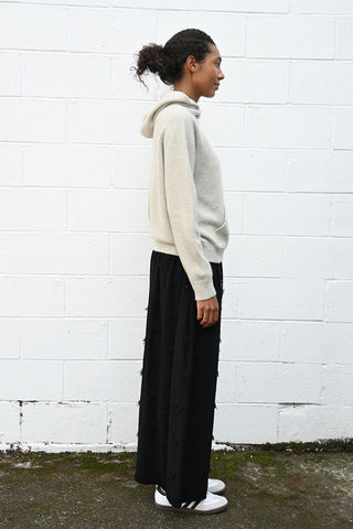 Cashmere Hoodie Light Grey