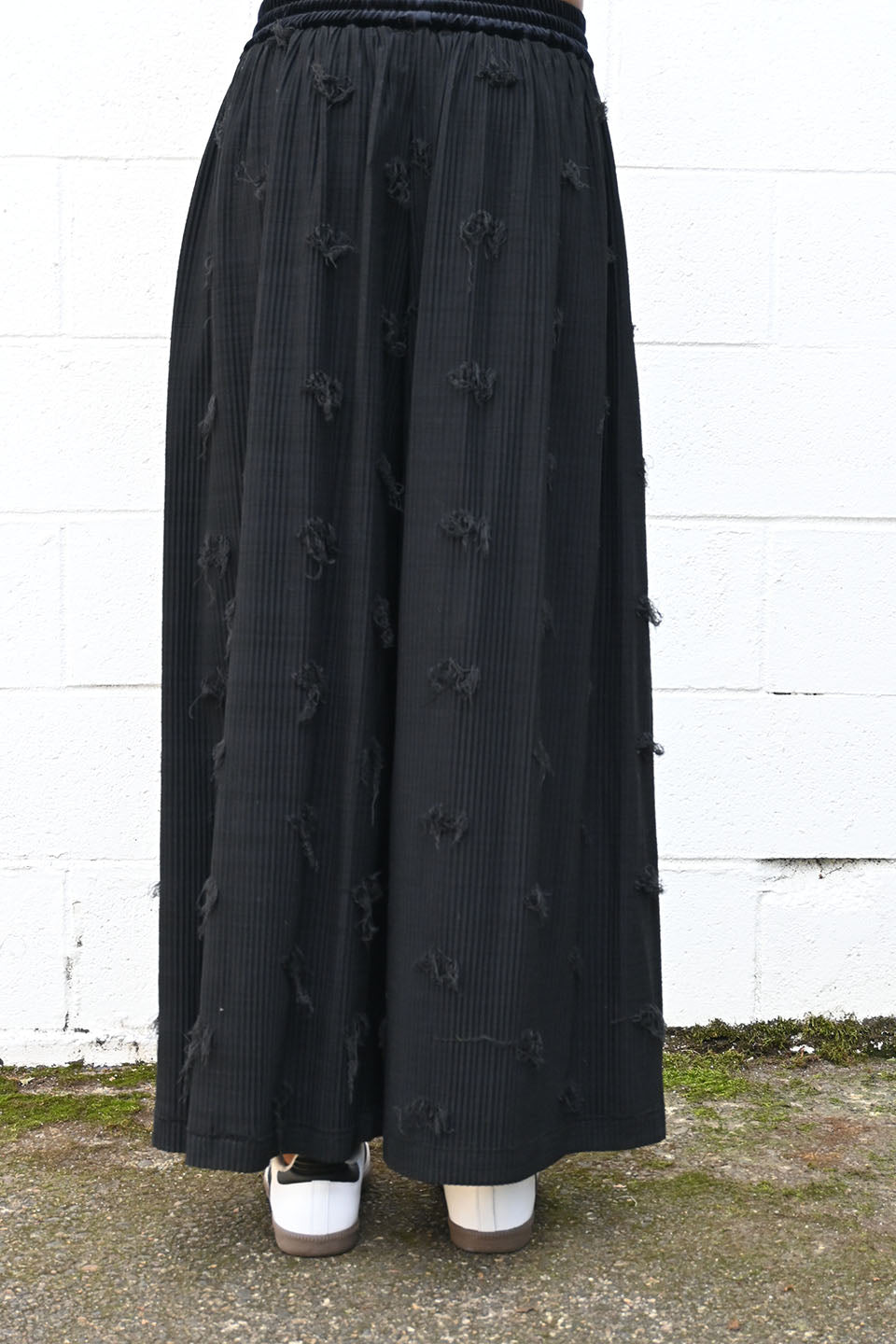 Crushed Floral Pleated Trousers