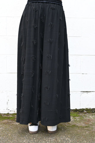 Crushed Floral Pleated Trousers