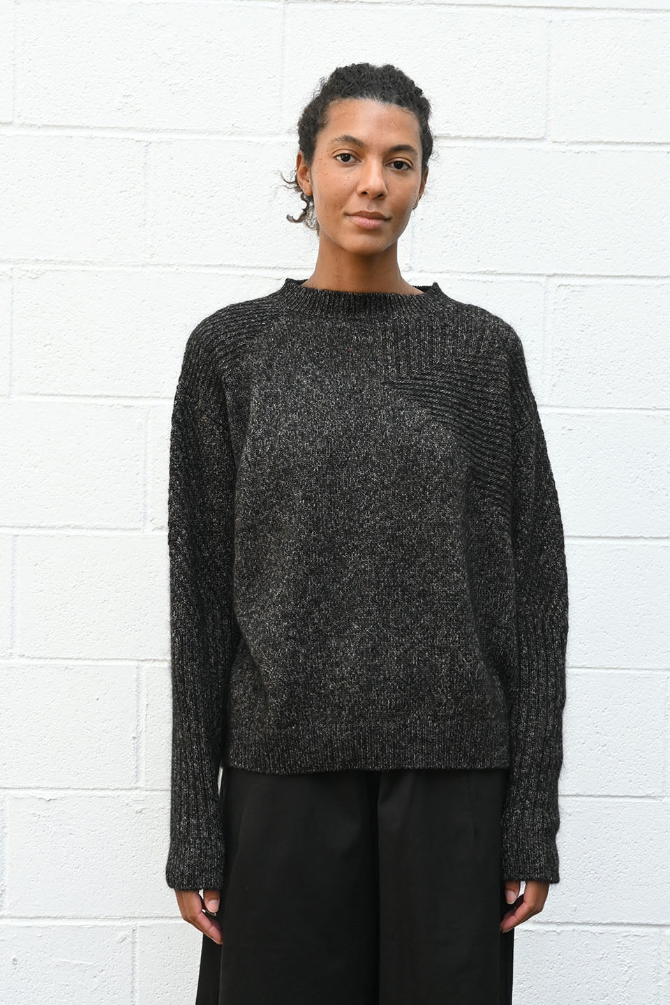 Wool Flame Knit Pullover