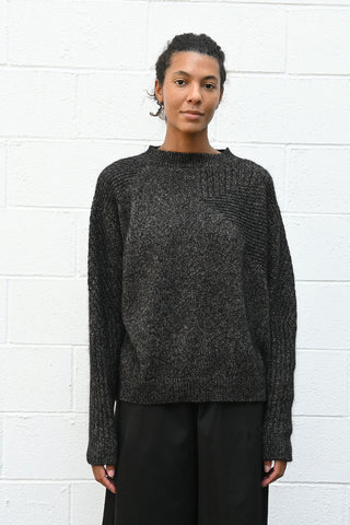 Wool Flame Knit Pullover