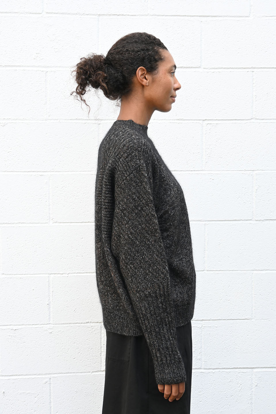 Wool Flame Knit Pullover