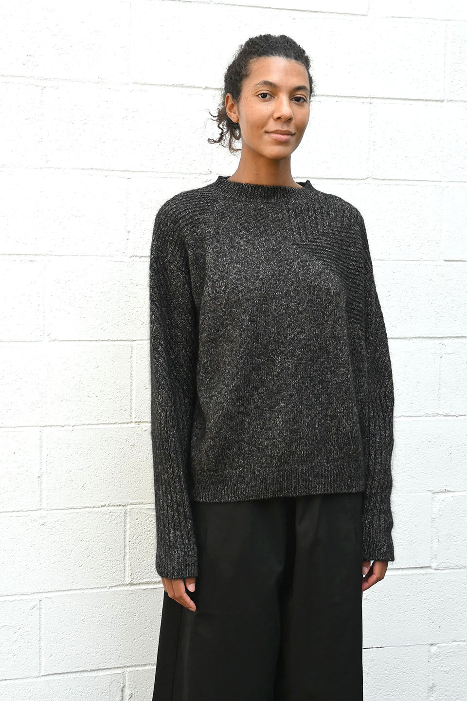 Wool Flame Knit Pullover