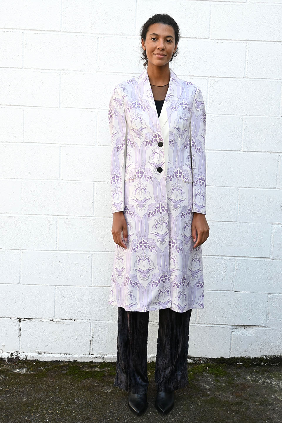 Garment Printed Flat Coat