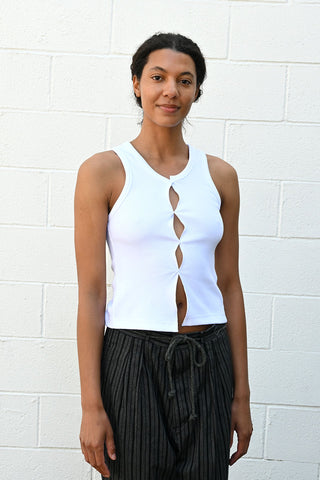 Drape Top White