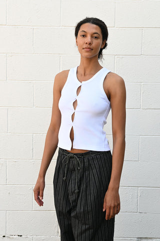 Drape Top White