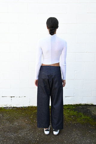 Miri Top Black White