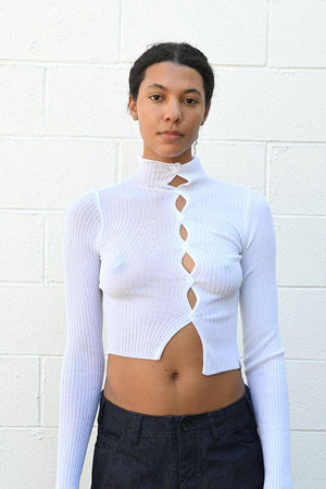 Miri Top Black White