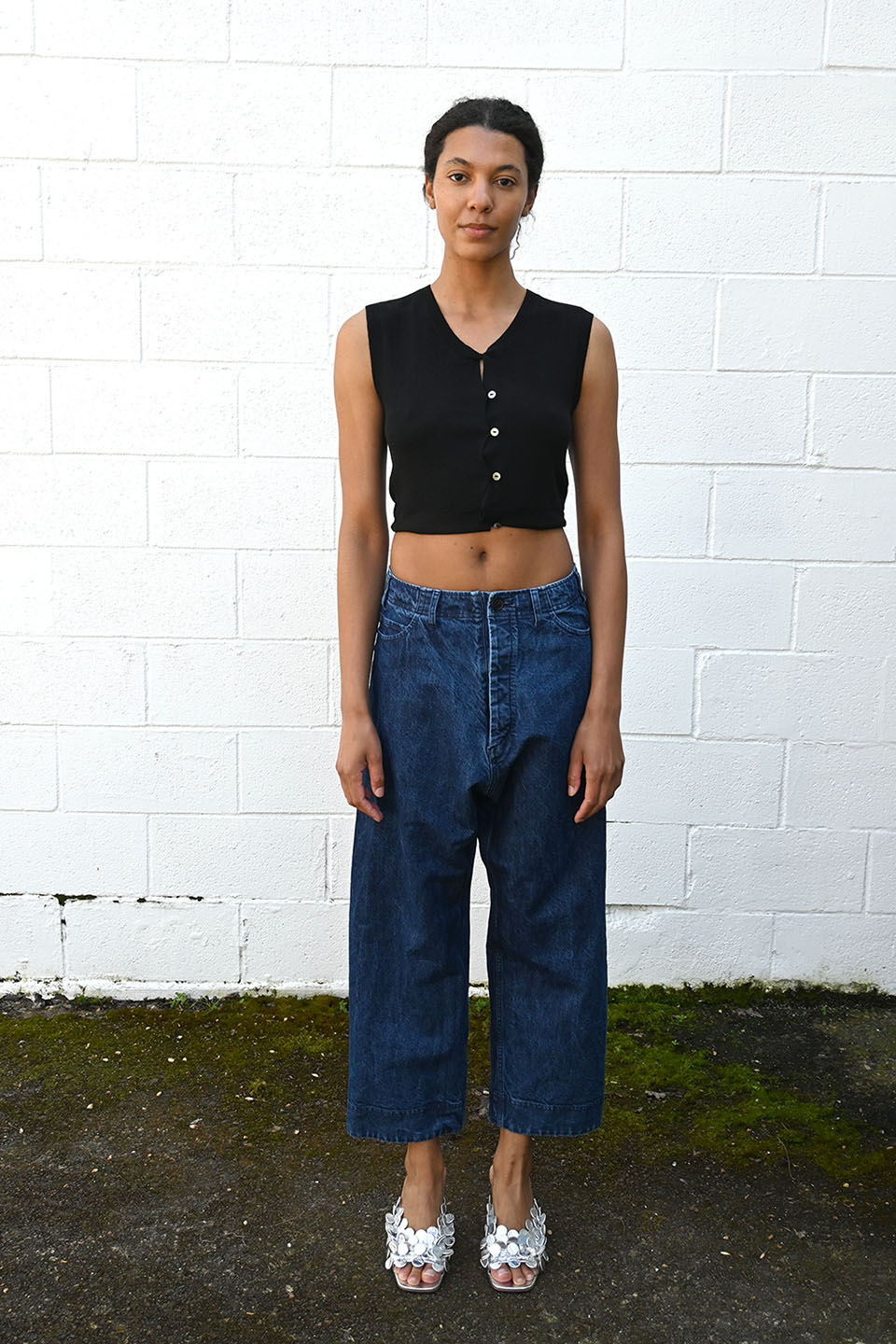 Denim Washed Trousers