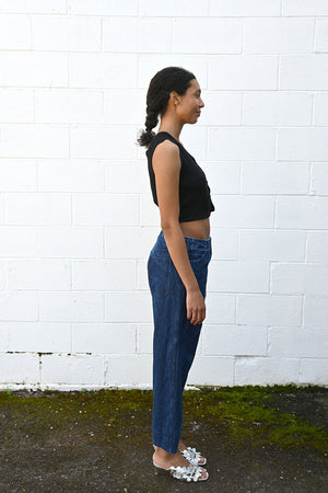 Denim Washed Trousers