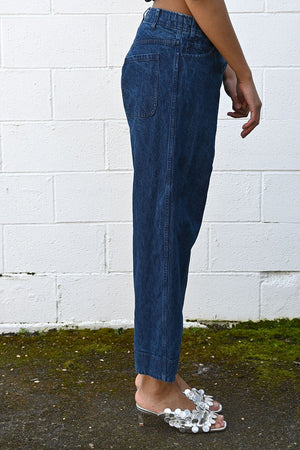 Denim Washed Trousers