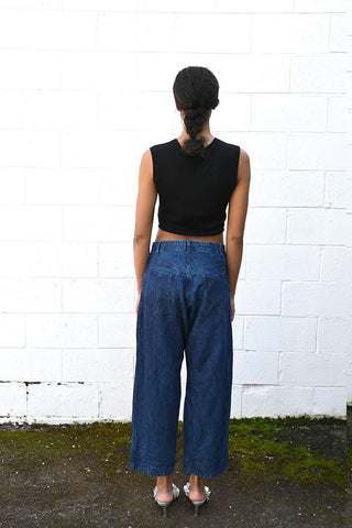 Denim Washed Trousers