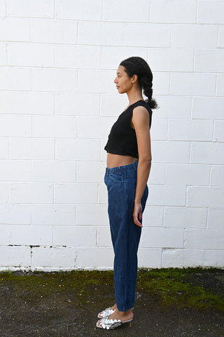 Denim Washed Trousers