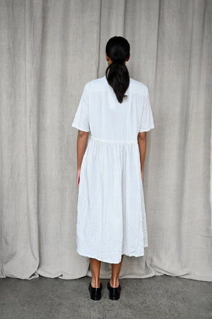 Striped Dress Oatmeal