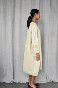 Washed Linen x Lace Stitch Dress