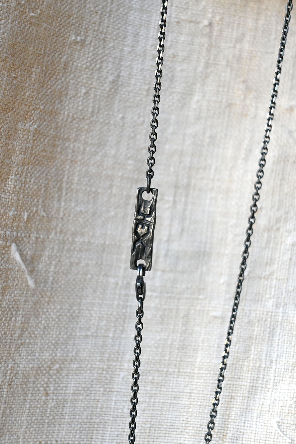 Portal Necklace with Garnet