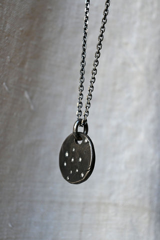 Constellation Medallion with White Diamonds