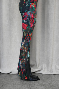 Print Zip Flare Leggings