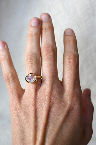 Sirius Opal and Diamond Ring