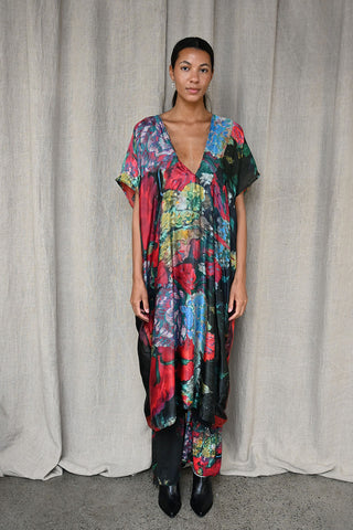 Print Silk Dress