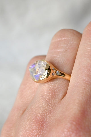 Sirius Opal and Diamond Ring