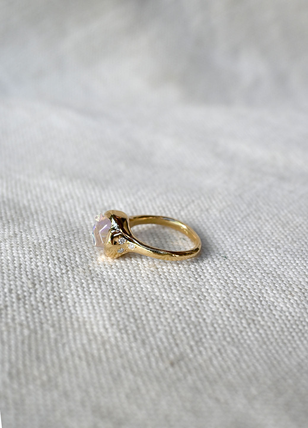Sirius Opal and Diamond Ring