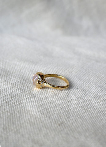 Sirius Opal and Diamond Ring