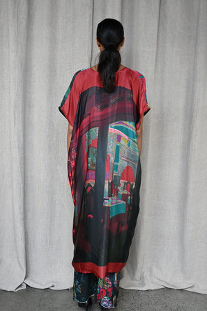 Print Silk Dress