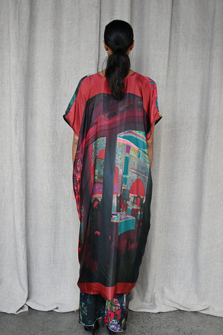 Print Silk Dress
