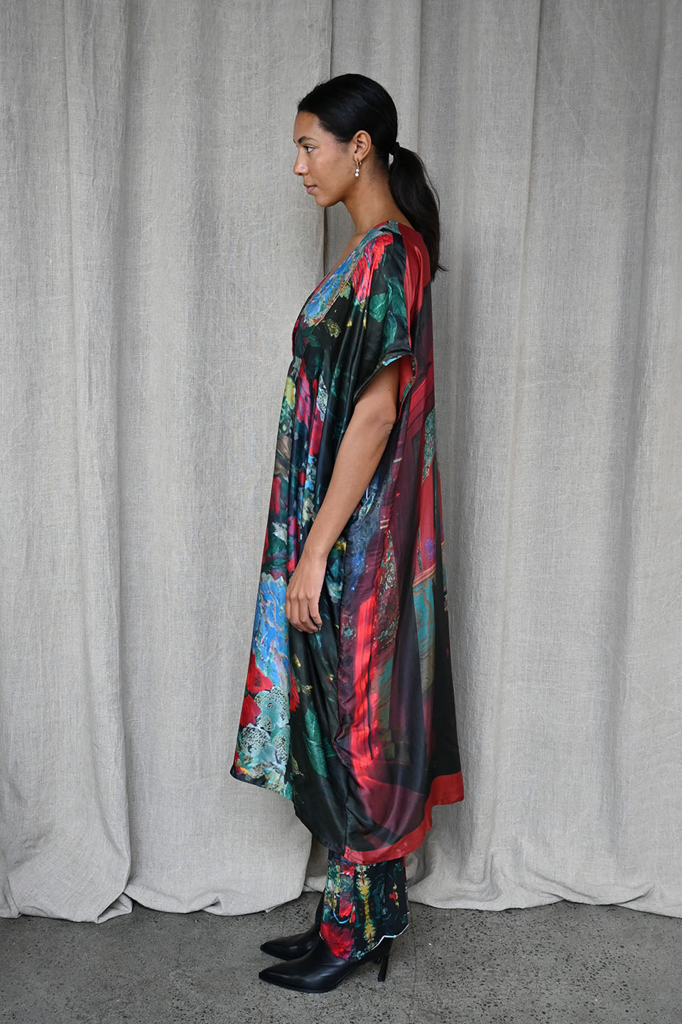 Print Silk Dress