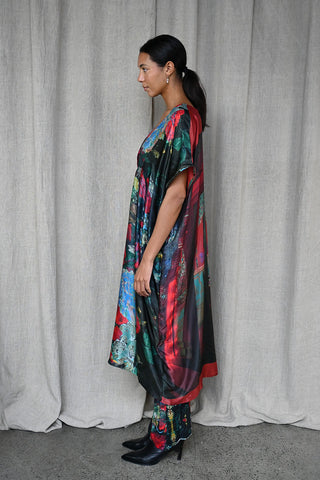 Print Silk Dress