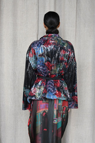 Print Mascarade Jacket