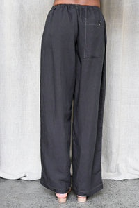 Drawstring Sol Snowpants in Ebony