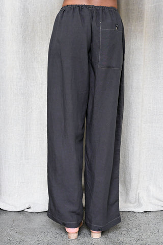 Drawstring Sol Snowpants in Ebony