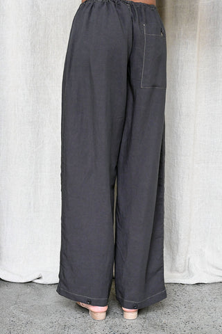 Drawstring Sol Snowpants in Ebony