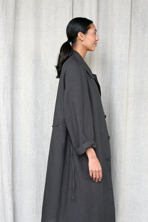 Cat Coat in Ebony