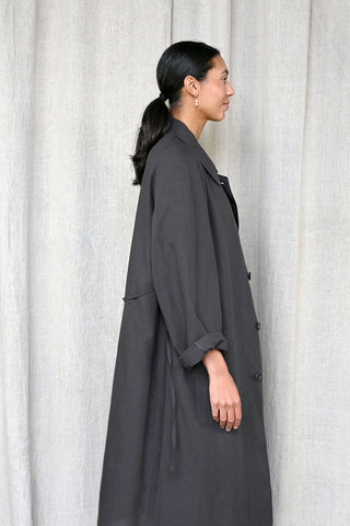Cat Coat in Ebony