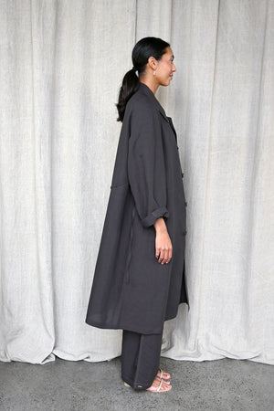 Cat Coat in Ebony