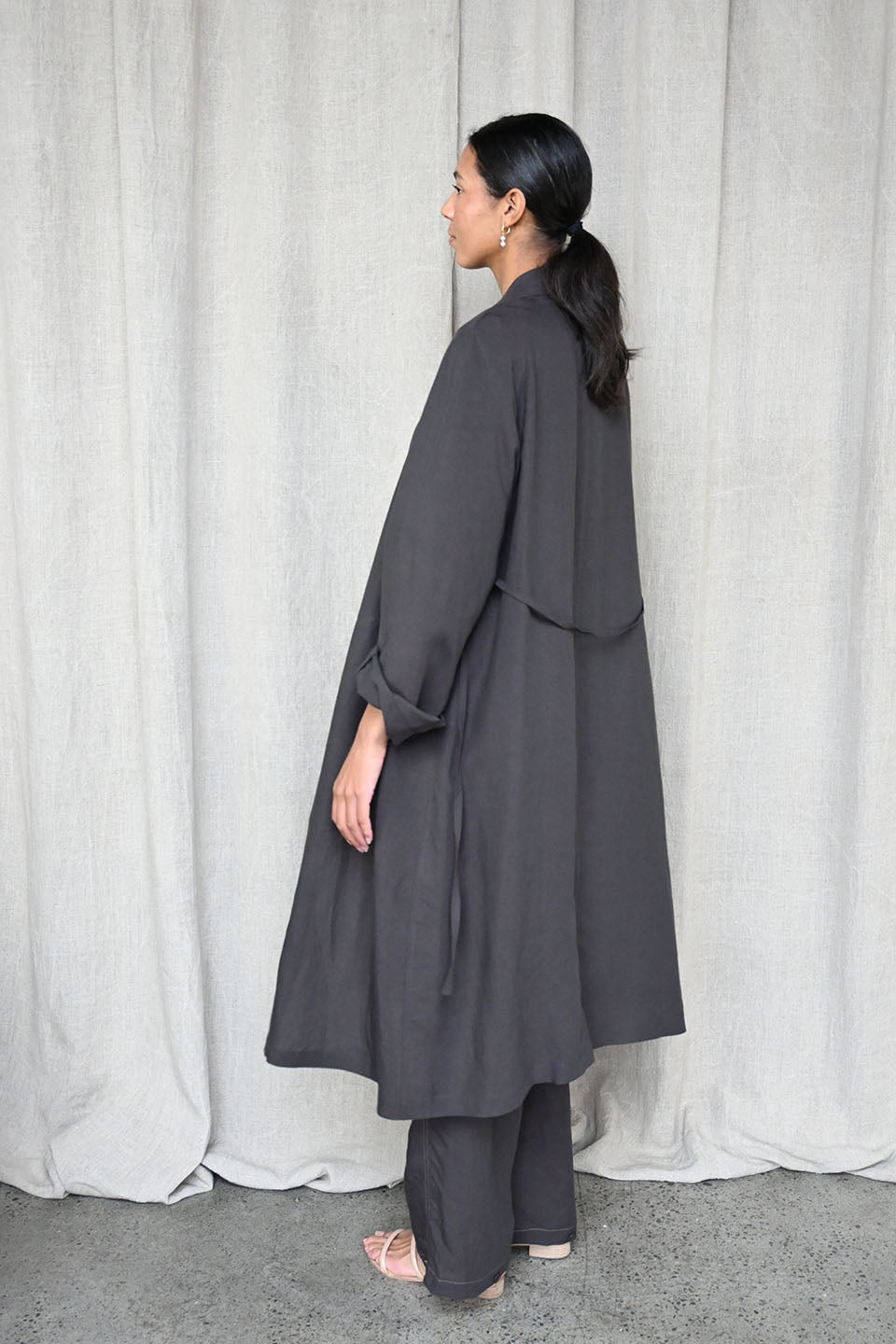 Cat Coat in Ebony