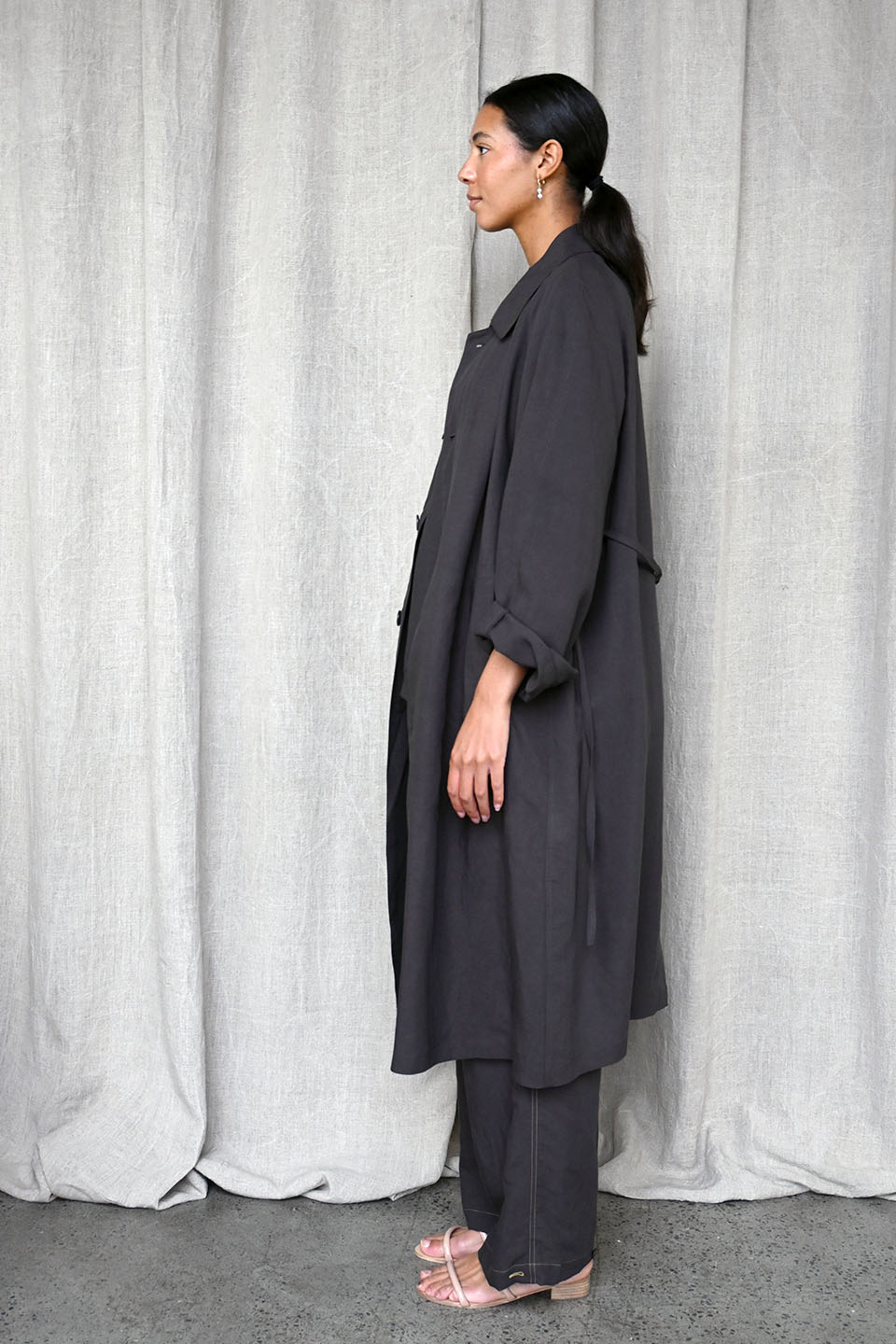 Cat Coat in Ebony