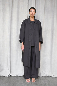 Cat Coat in Ebony